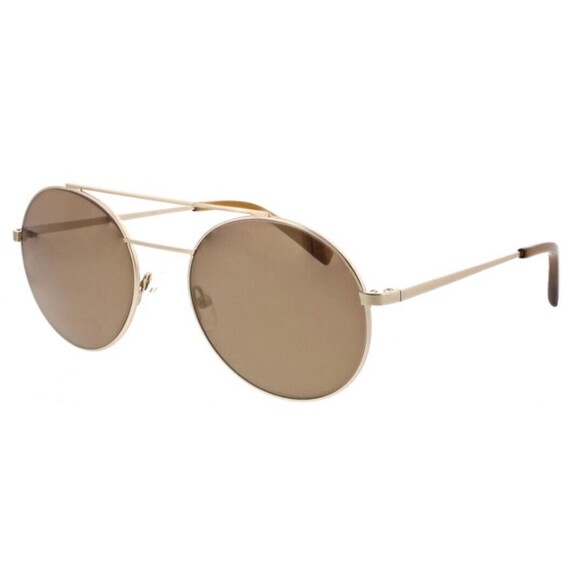 Sean John SJOS504 Round Aviator Sunglasses In Matte Gold New W/Out Tag